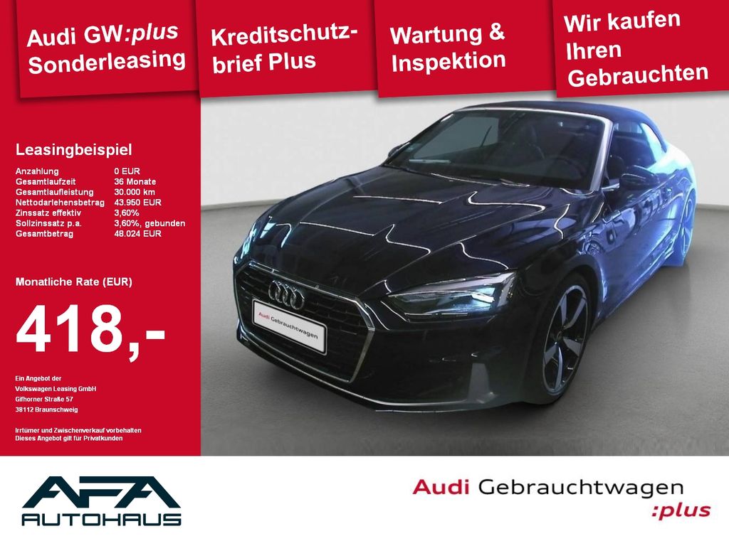 A5 Cabriolet 35 TFSI advanced S tronic AHK*NAVI+