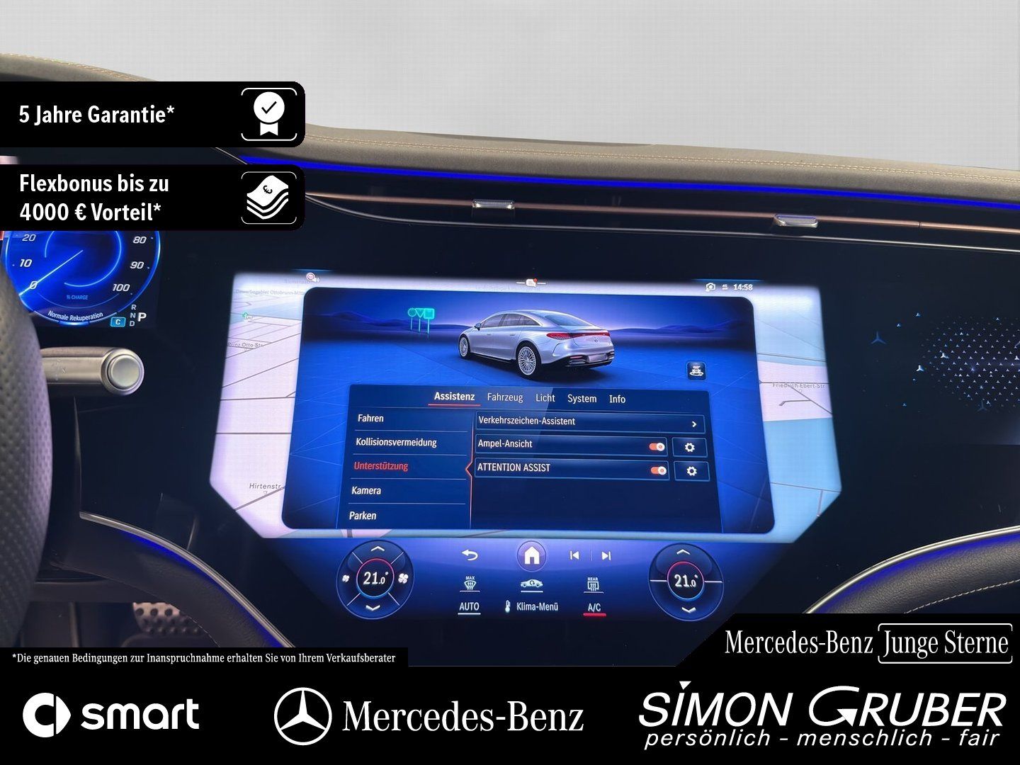 Fahrzeugabbildung Mercedes-Benz EQS 450+ AMG Line Pano HAL Hyper Mod 2025