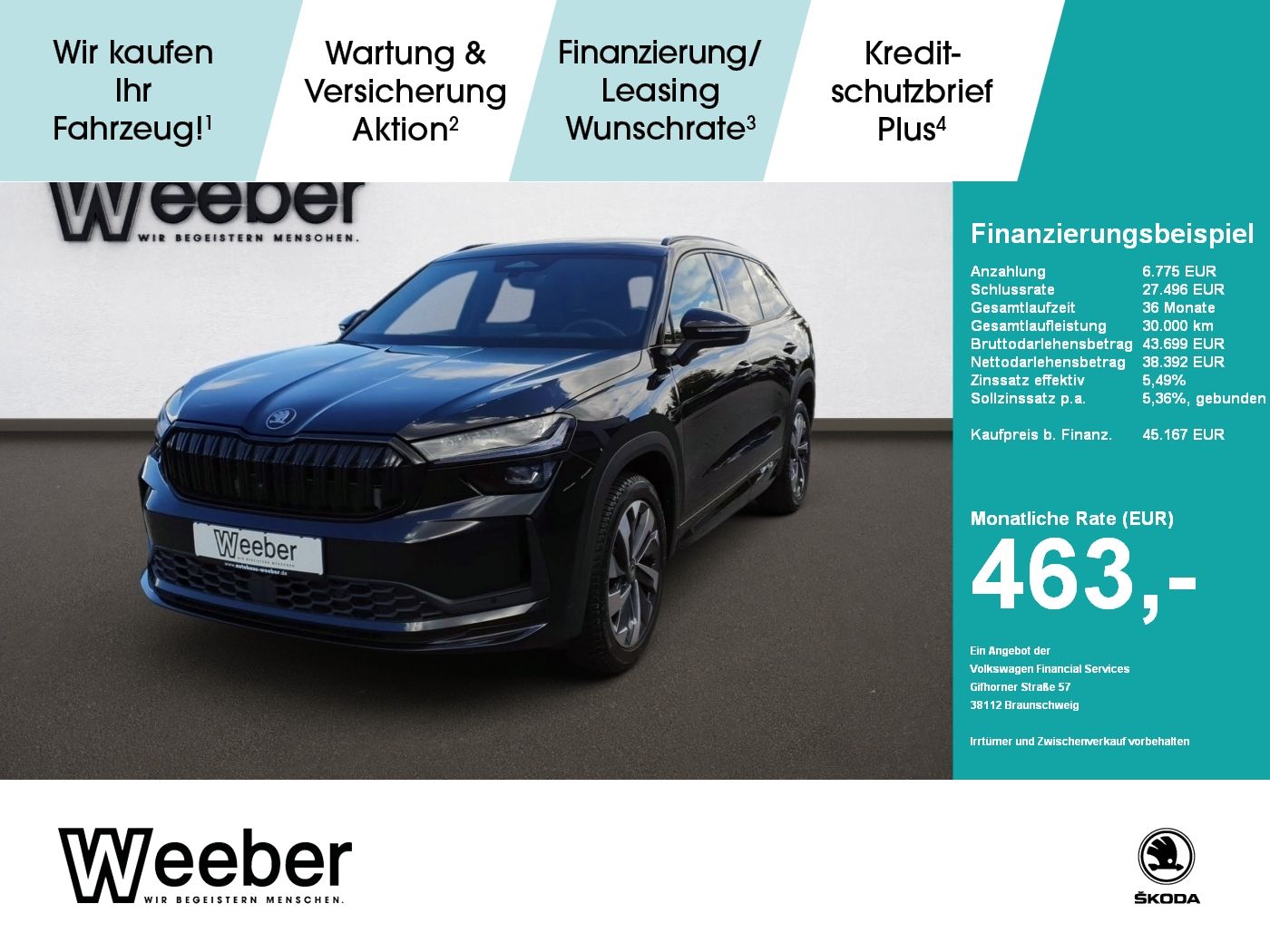 Skoda Kodiaq Sportline 4x4 *AHK*STHZ*MATRIX*HUD*KEYLES