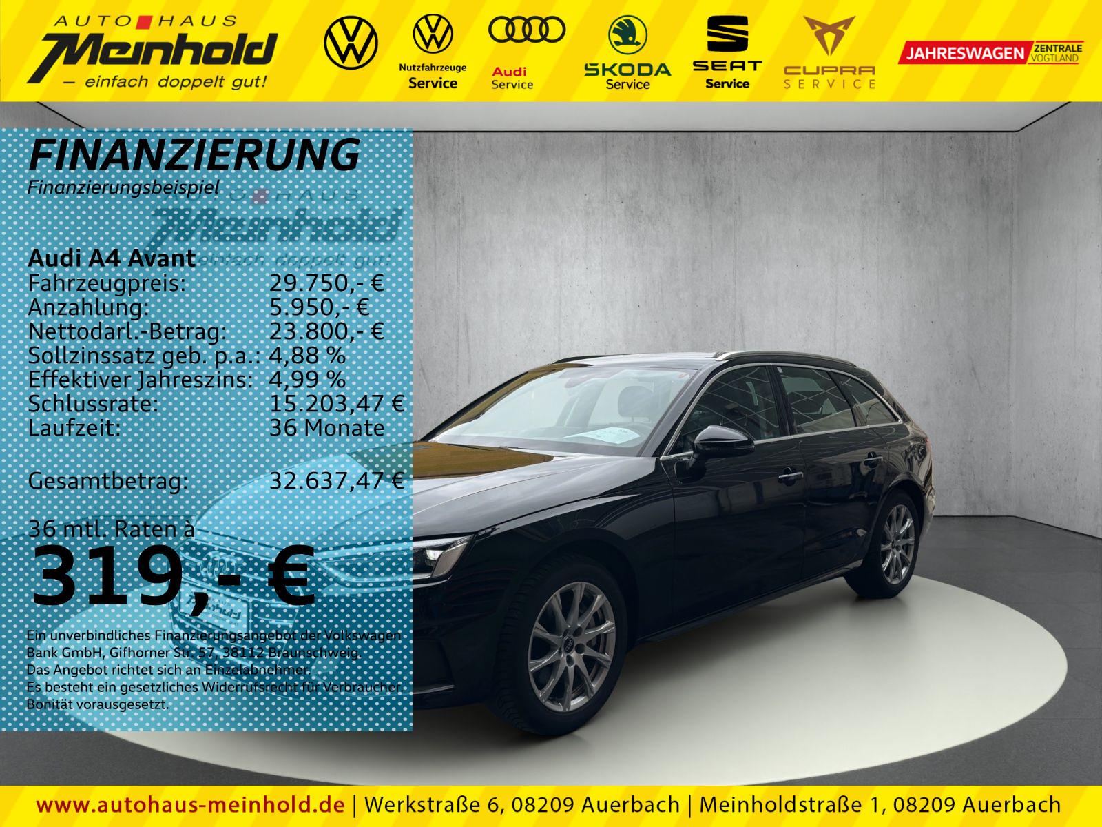 Audi A4 Avant Advanced 40 TFSI quattro S tronic, ACC