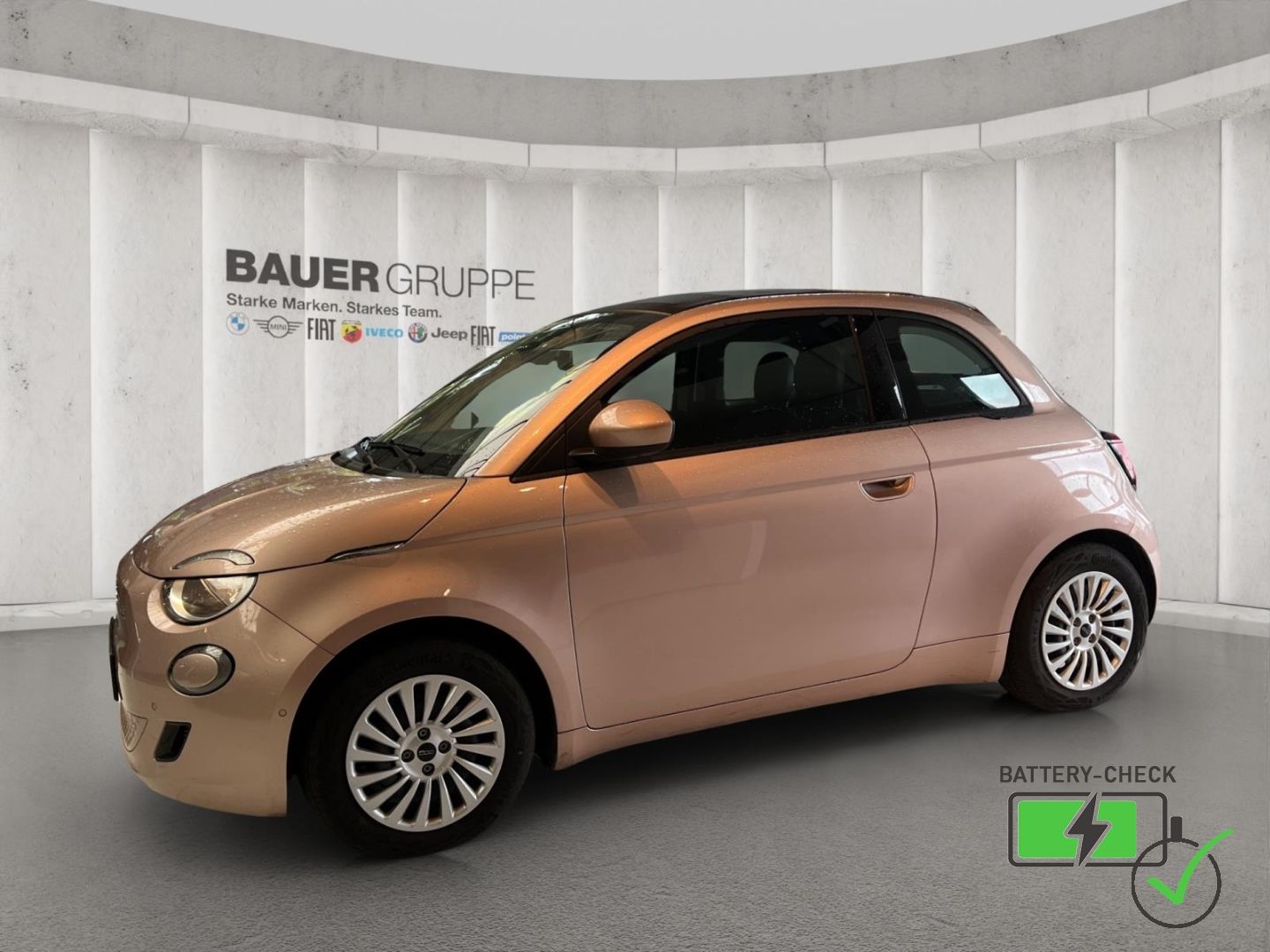 Fiat 500e Cabrio e Basis Memory Sitze Apple CarPlay A