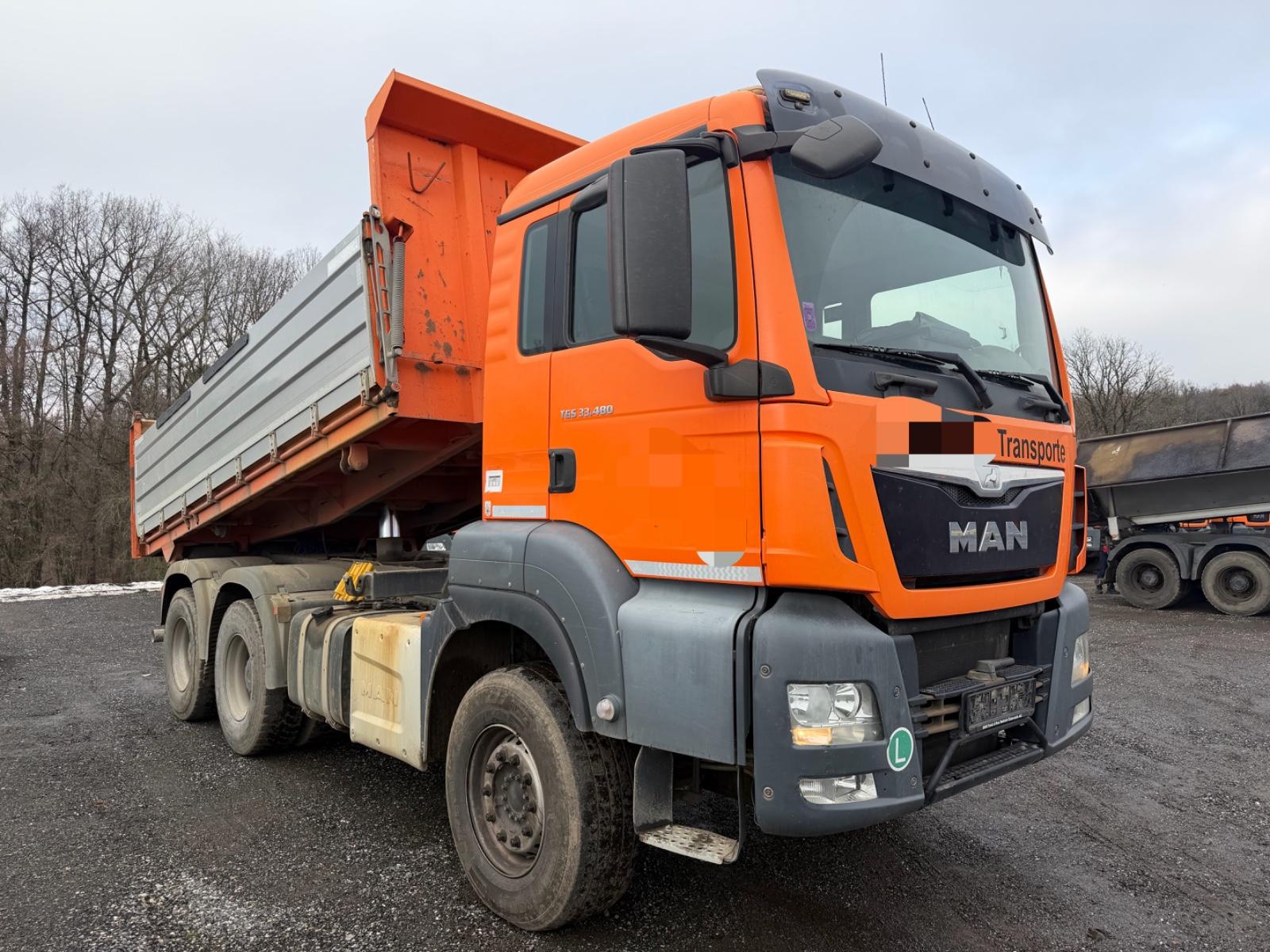 MAN TGS 33.480*EURO*6x4*Dreiseitenkipper Top*