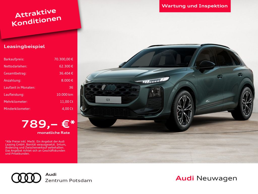 Audi Q3 SUV e-hybrid PANO AHK NAVI HUD