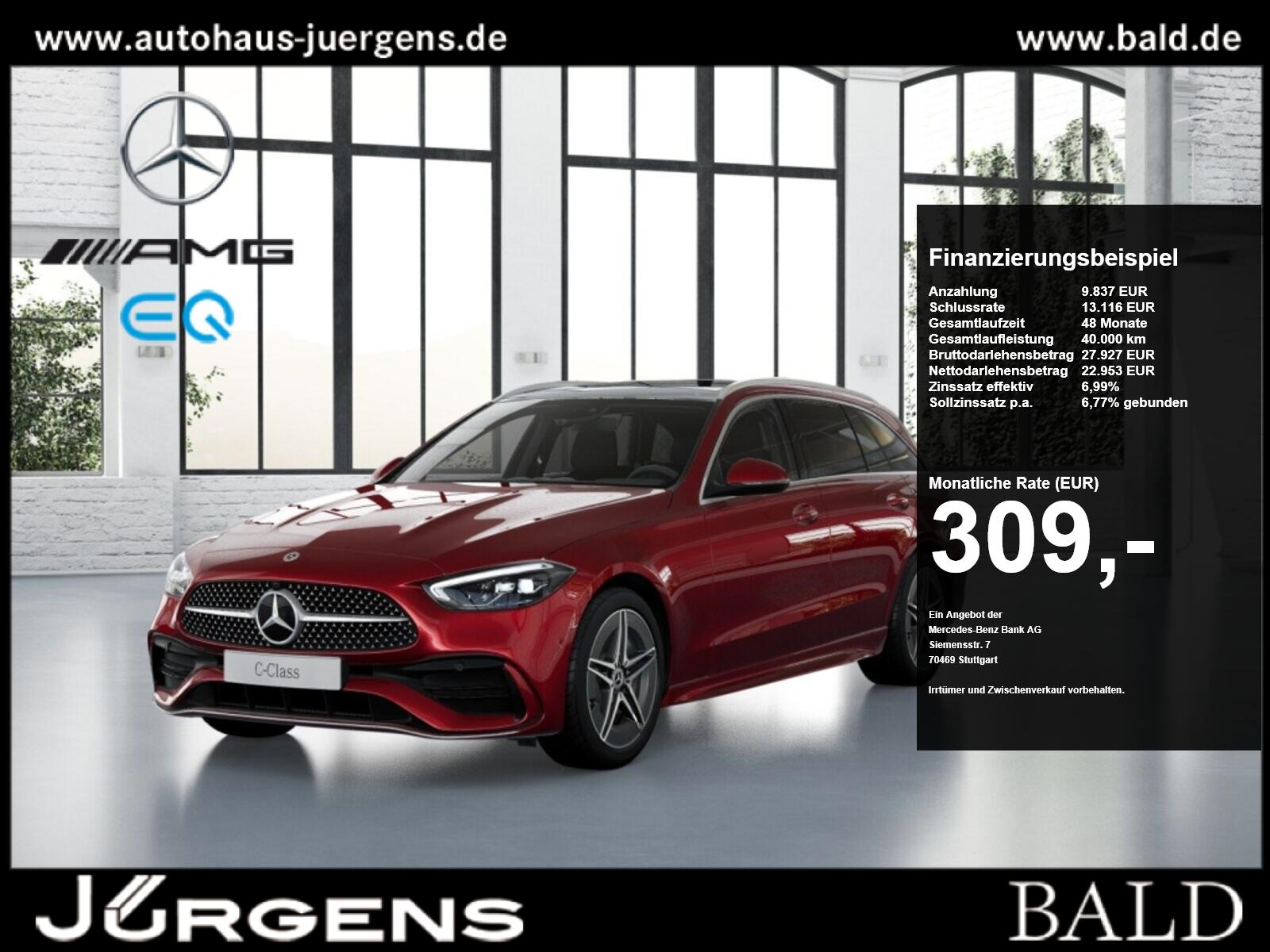 Mercedes-Benz C 300 e T AMG-Sport/LED/Cam/Pano/Totw/Ambiente