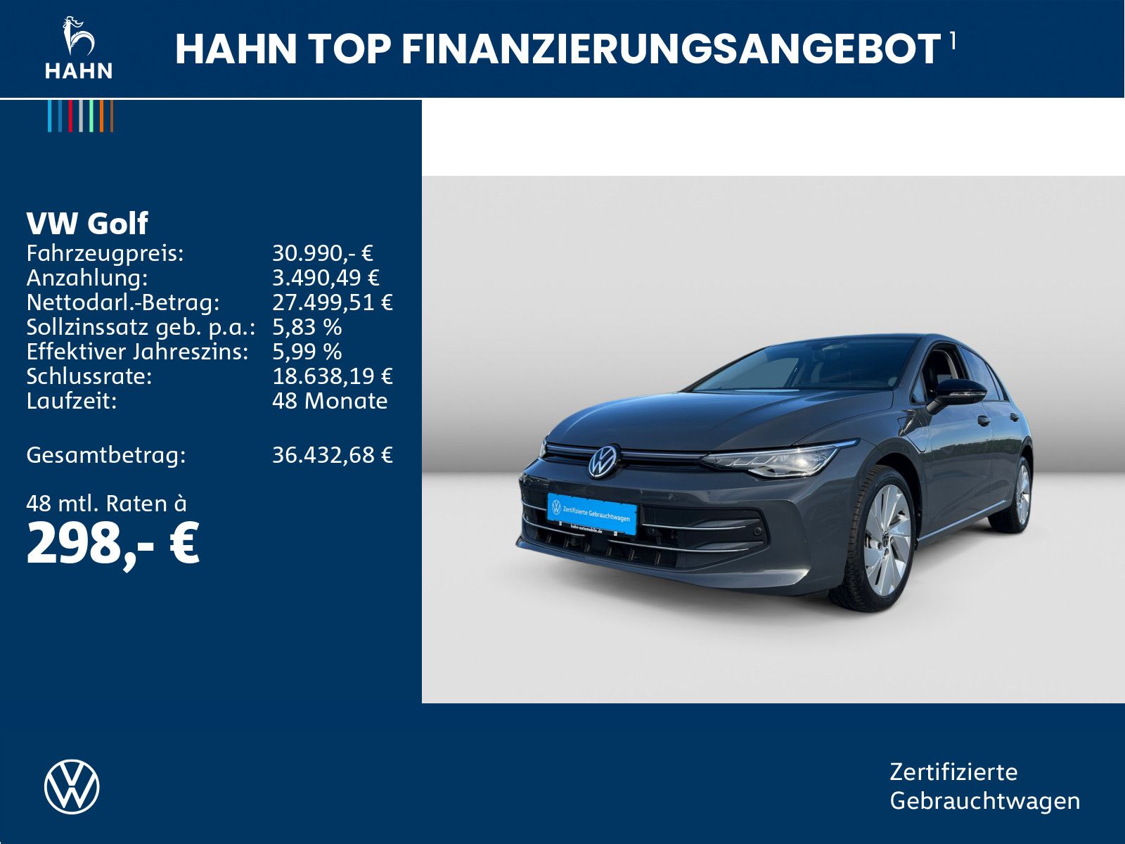 Volkswagen Golf 1.5eHybrid DSG Goal Matrix 360° ACC HUD foto 2