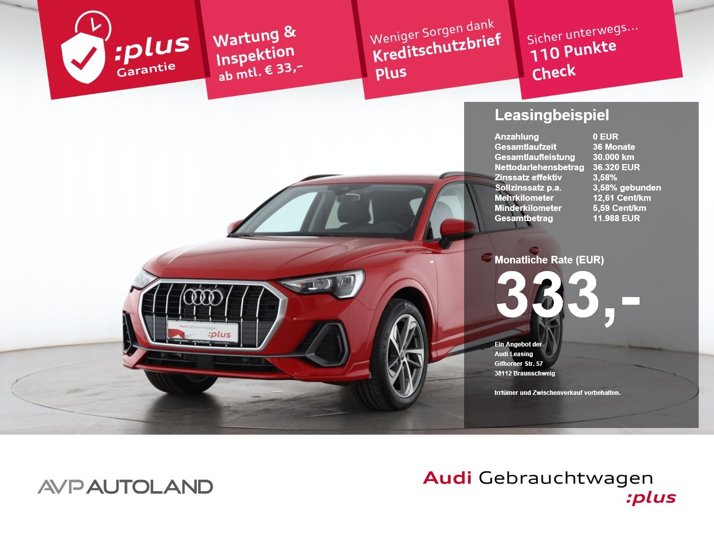Audi Q3 35 TFSI S tronic S line | AHK | SITZH. |