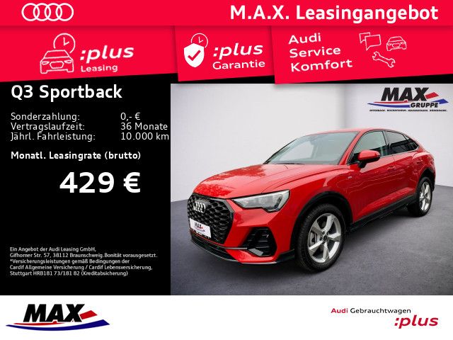 Q3 Sportback 45 TFSI e S-LINE +LED+AHK+NAVI+APP+