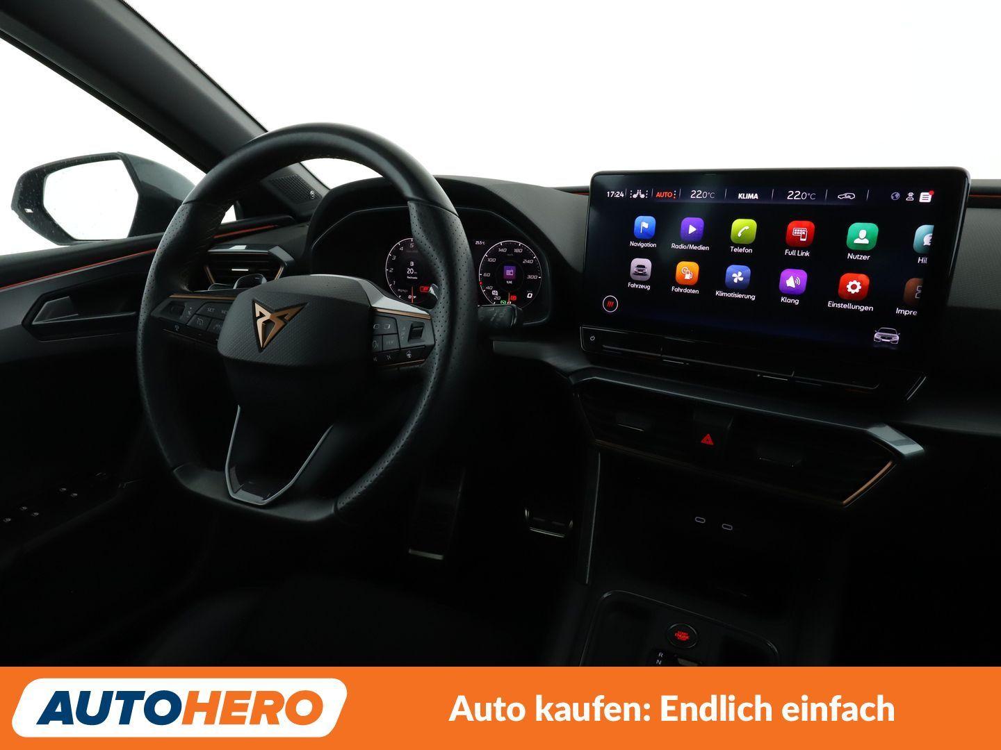 Cupra Leon 2.0 TSI VZ Aut.*NAVI*ACC*CAM*PDC*SHZ*ALU*, миниатюра 12