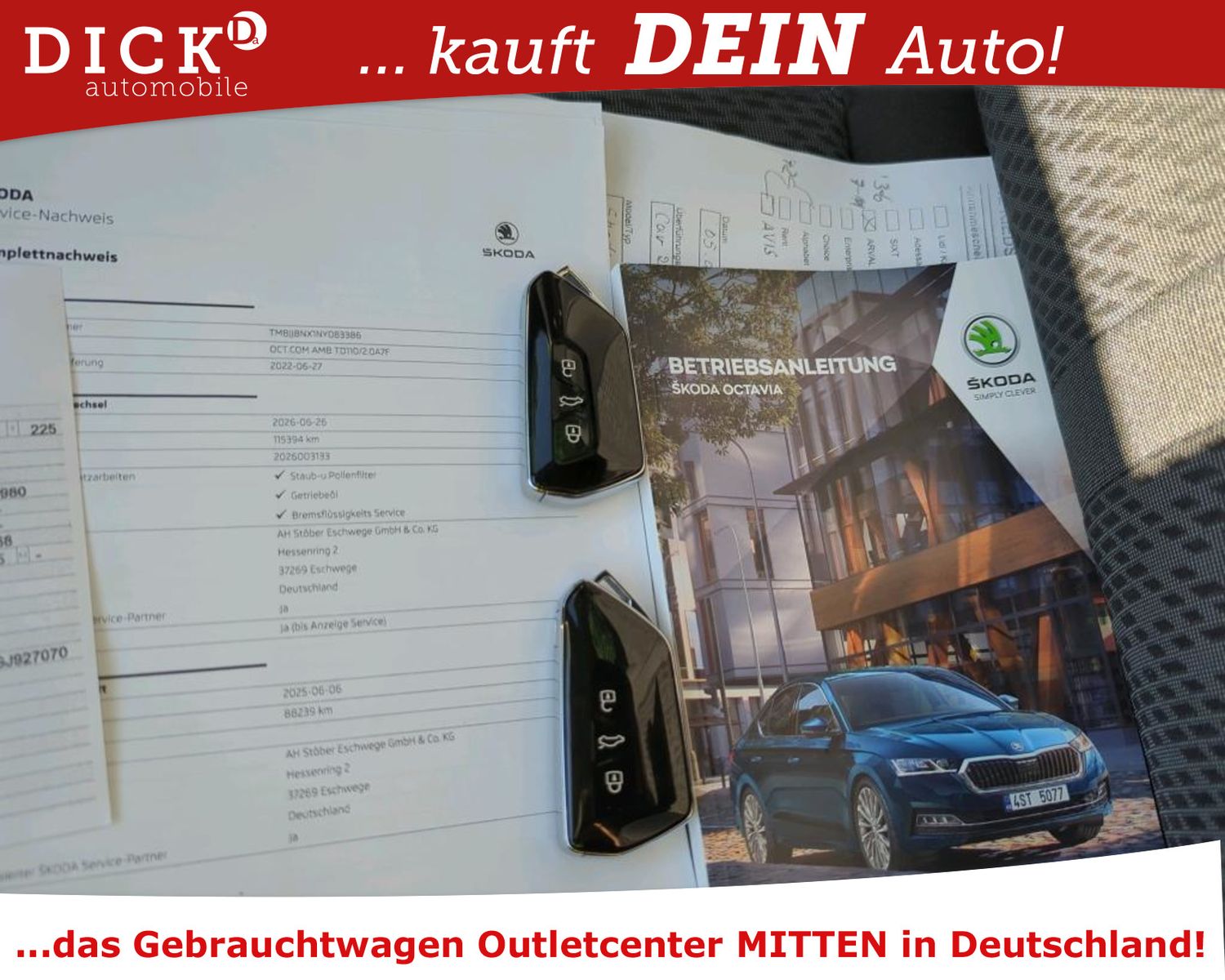 Fahrzeugabbildung SKODA Octavia Co 2.0d AT7 Clever LED/NAVI/VIRTU/SHZ/8F
