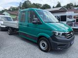 Volkswagen CRAFTER DoKa LANG PRITSCHE KLIMA AHK 7 SITZER - Volkswagen grün