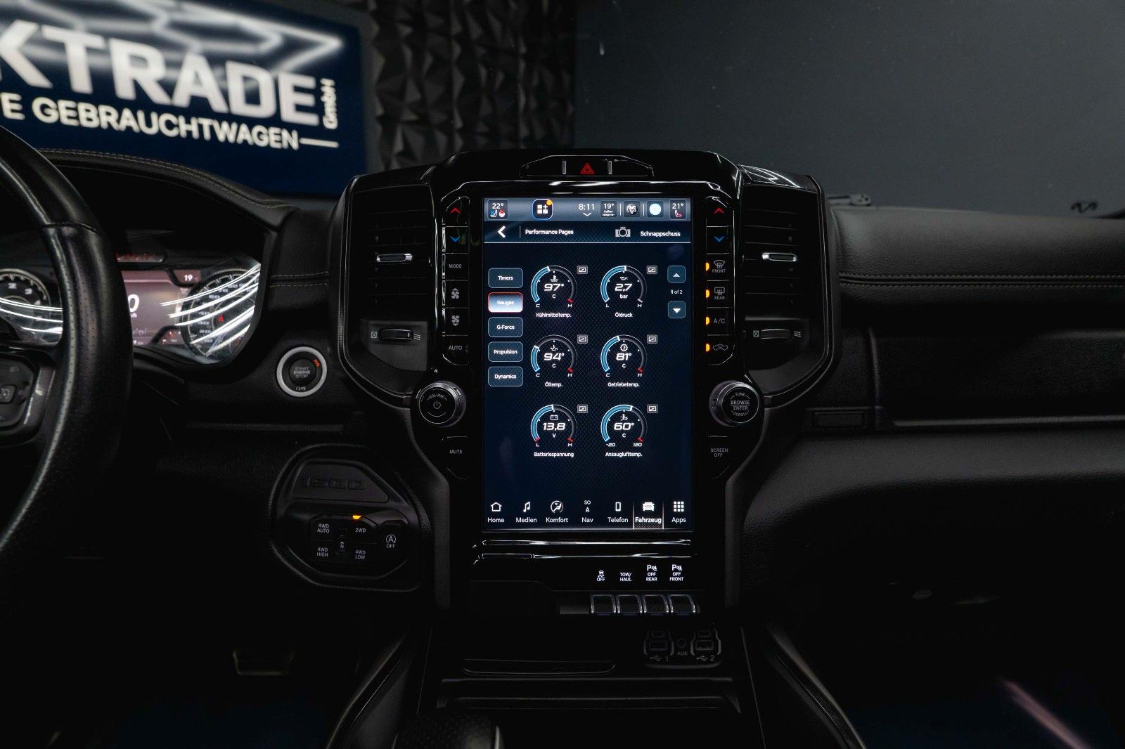 Fahrzeugabbildung Dodge RAM 5.7 V8 HEMI 4x4 LARAMIE GT NIGHT Offroad 19%