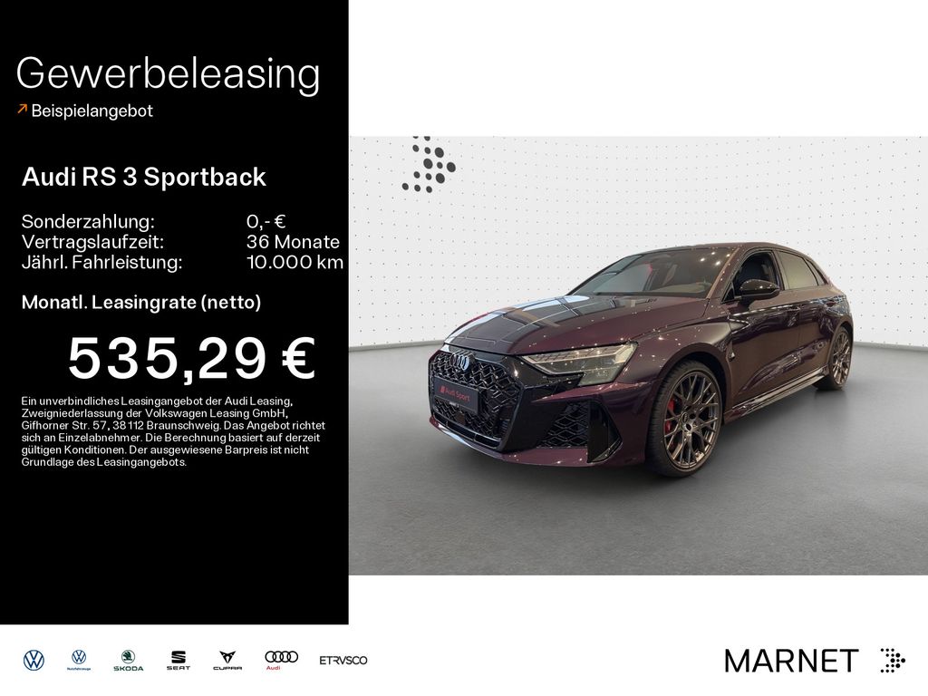Audi RS 3 Sportback 294 kW S tronic*MATRIXLED*SONOS*P