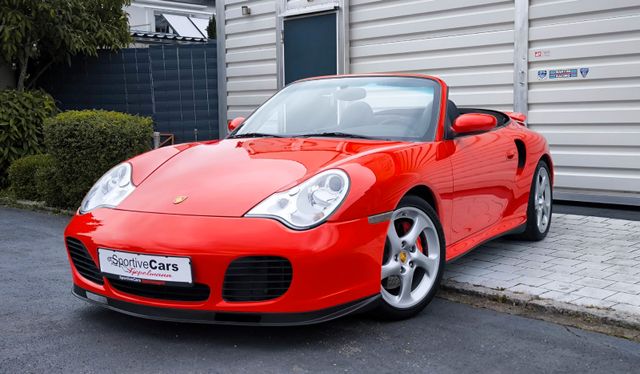 Porsche 996 turbo Cabrio Schalter VOLL BRD indischrot !