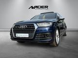 Audi SQ7 | 7-Sitzer | Pano | AHK | Vollleder | Kam - blaue Audi SQ7