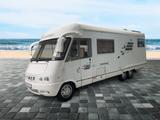 HYMER / ERIBA / HYMERCAR E 710/Einzelbetten+Hubbett/Standklima/Solar/AHK - HYMER / ERIBA Integrierter Einzelbetten