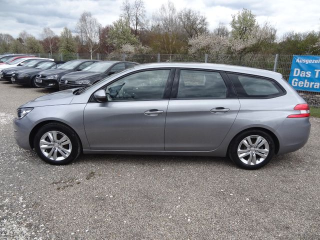 Fahrzeugabbildung Peugeot 308 SW Active/AHK/65.500km/1.Hand/SitzH/PDC/