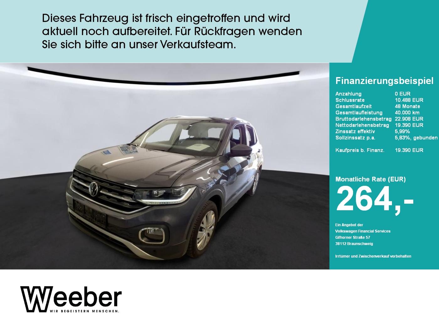 Volkswagen T-Cross Style *NAVI*ACC*KAMERA*LED*SIDE ASSIST*