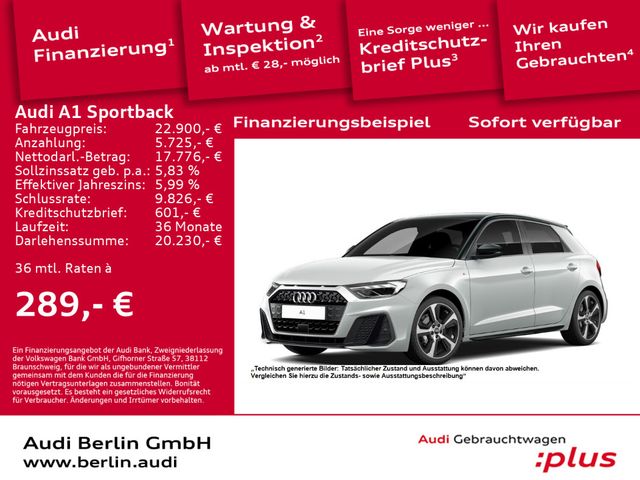 Audi A1 Sportback S line 25 TFSI S tr. VIRTUAL NAVI