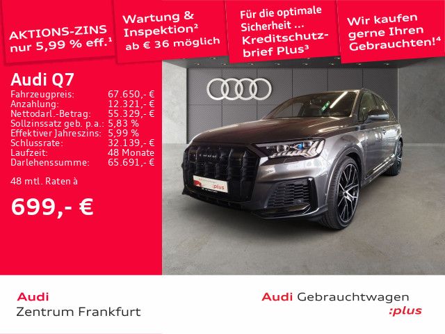 Audi Q7 50 TDI quattro tiptronic S line 7Sitzer Laser