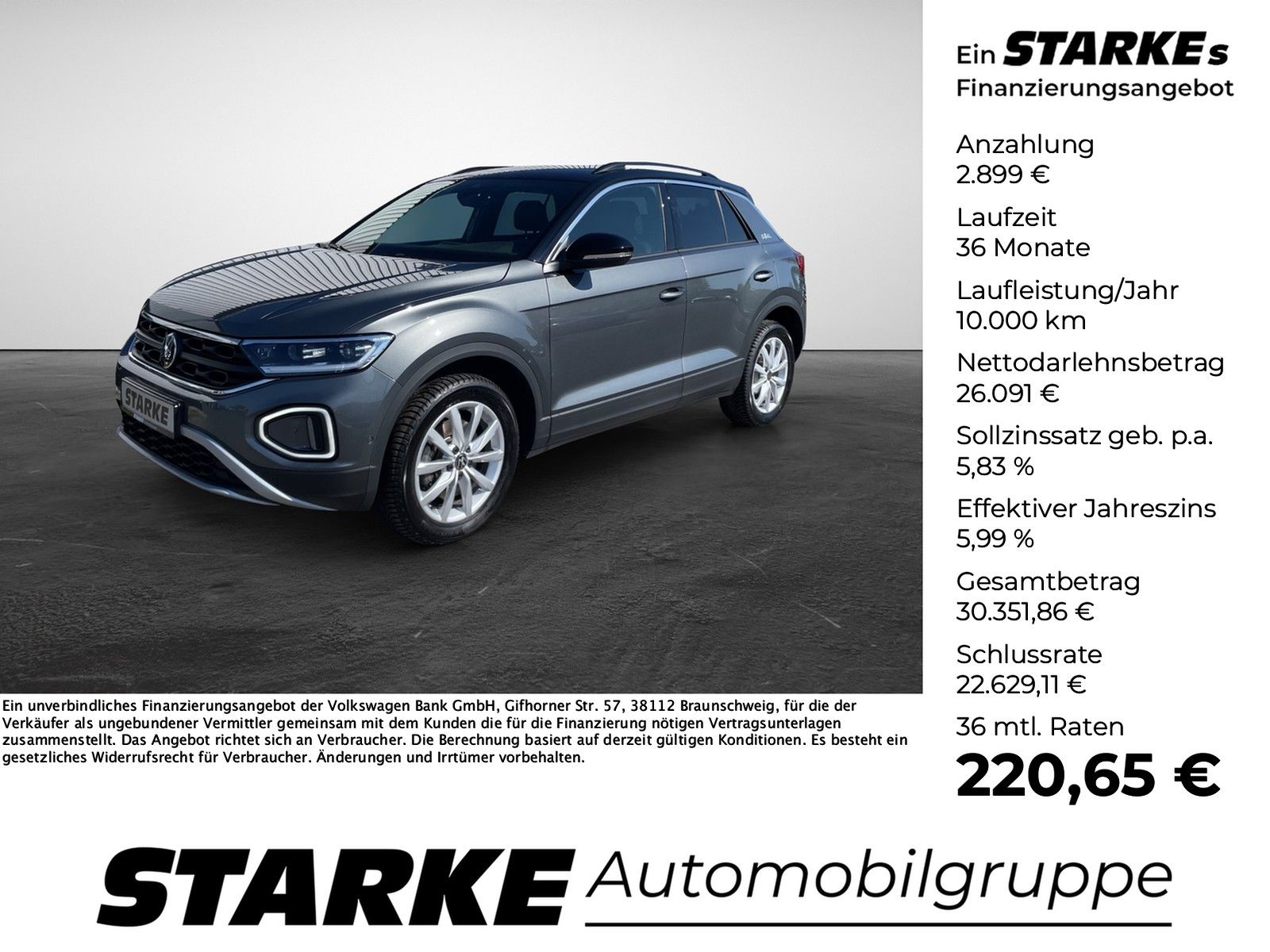 Volkswagen T-Roc 2.0 TDI DSG Goal  AHK Navi LED Kamera PDC 
