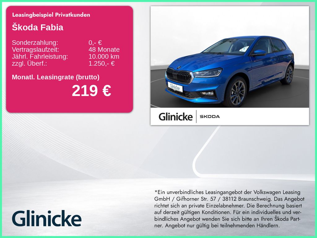 Fabia Balance 1.0 TSI 70 kW LED ACC PDC
