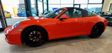 Porsche 991 911 Targa 4 GTS BRD-APPROVED-LAVAORANGE - Porsche mit Benzin-Antrieb: Orange, Cabrio