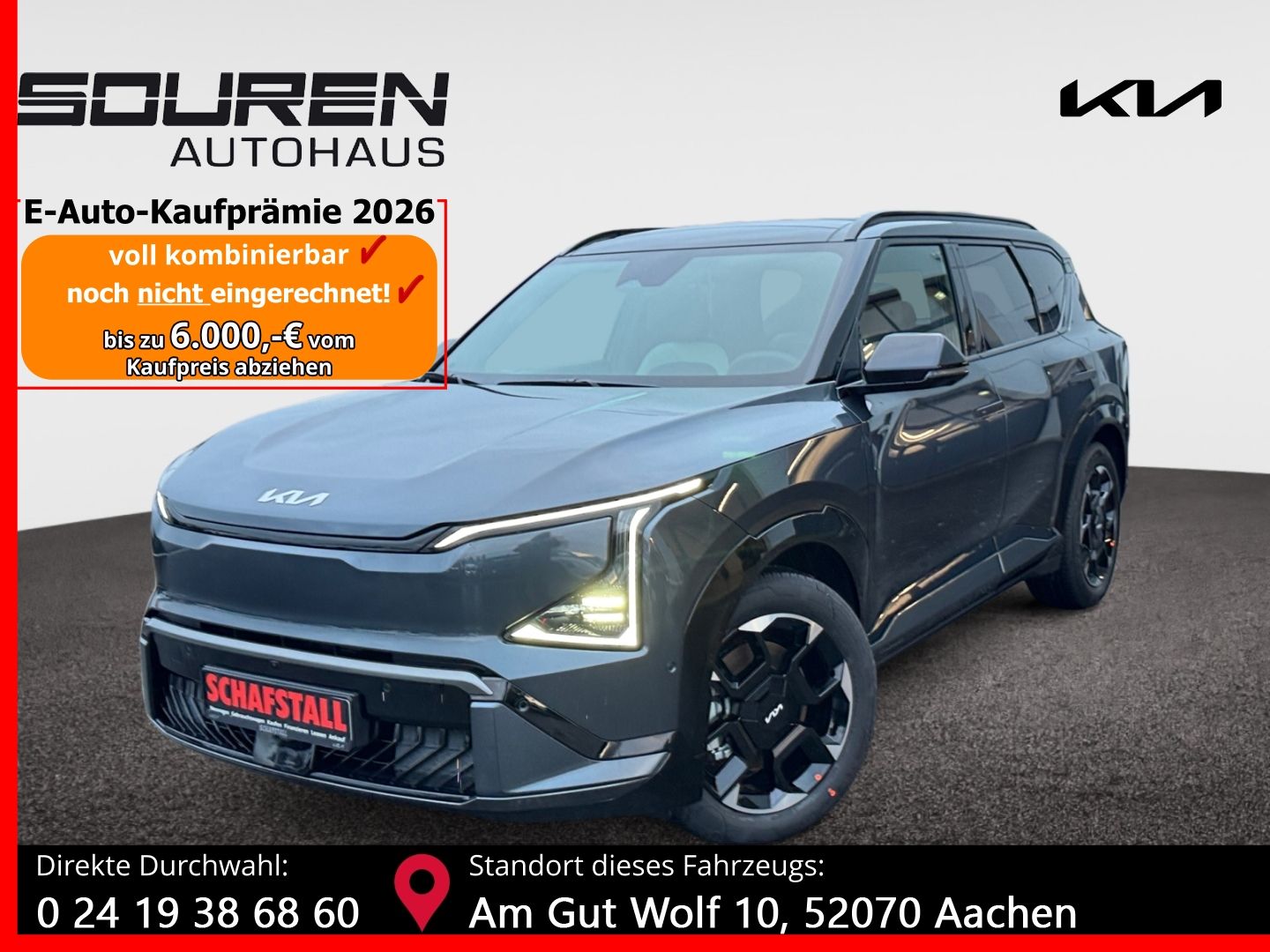 Kia EV5 81,4-kWh 2WD GTL Gewerbe Pano Drive Dez/Jan 