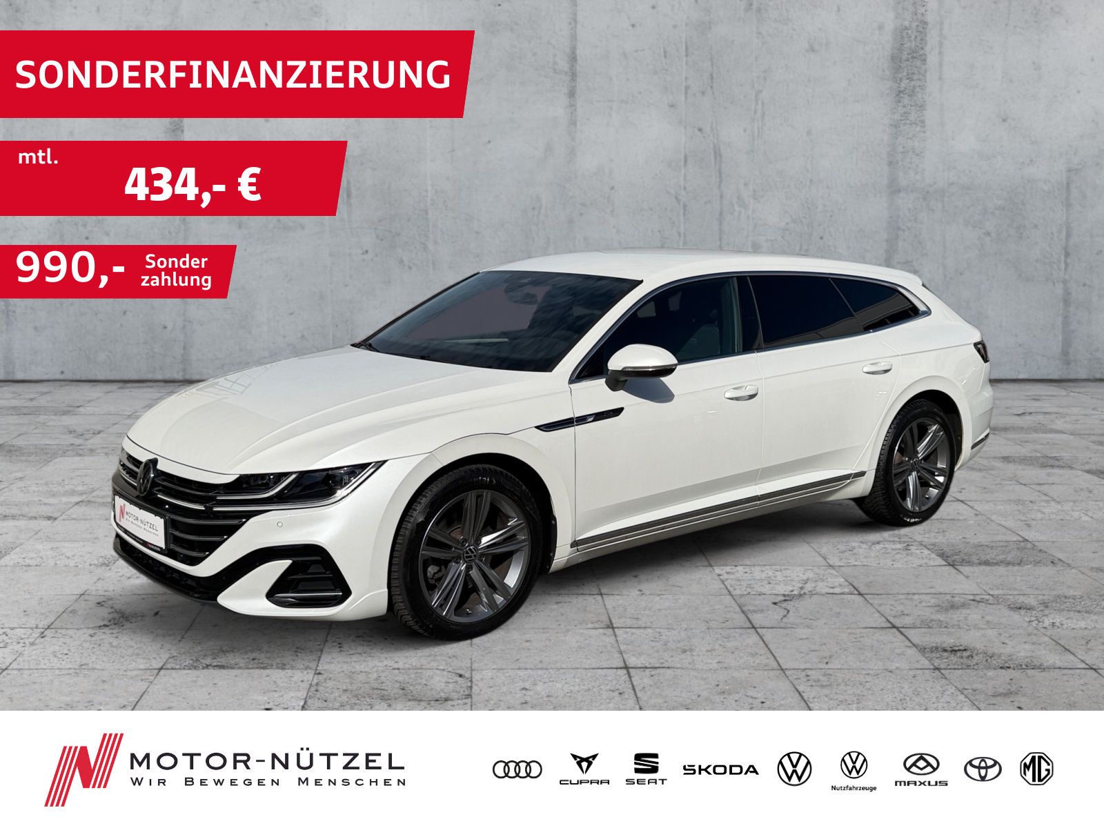 Volkswagen Arteon SB 2.0 TDI R-LINE IQ+NAV+2xPDC+SHZ+AHK+VC