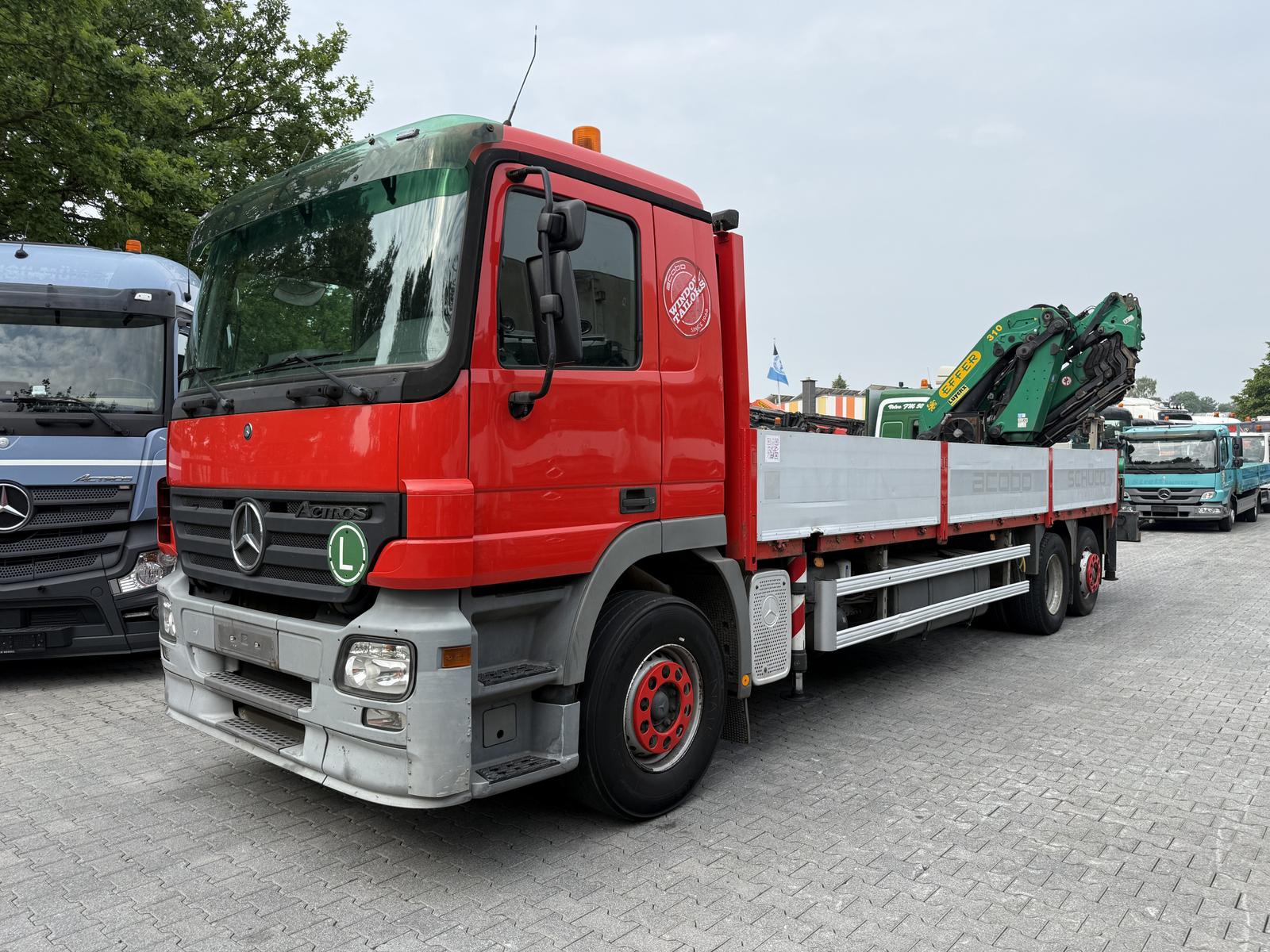 Mercedes-Benz Actros 2541 6X2 Kran Effer 310 bis 31 Meter
