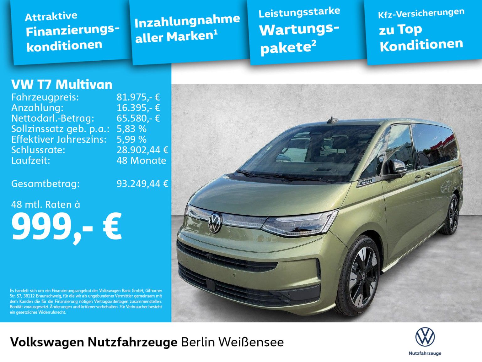 Volkswagen T7 Multivan 1.5 TSI eHybrid Generation 4M LÜ*AHK imagem 2