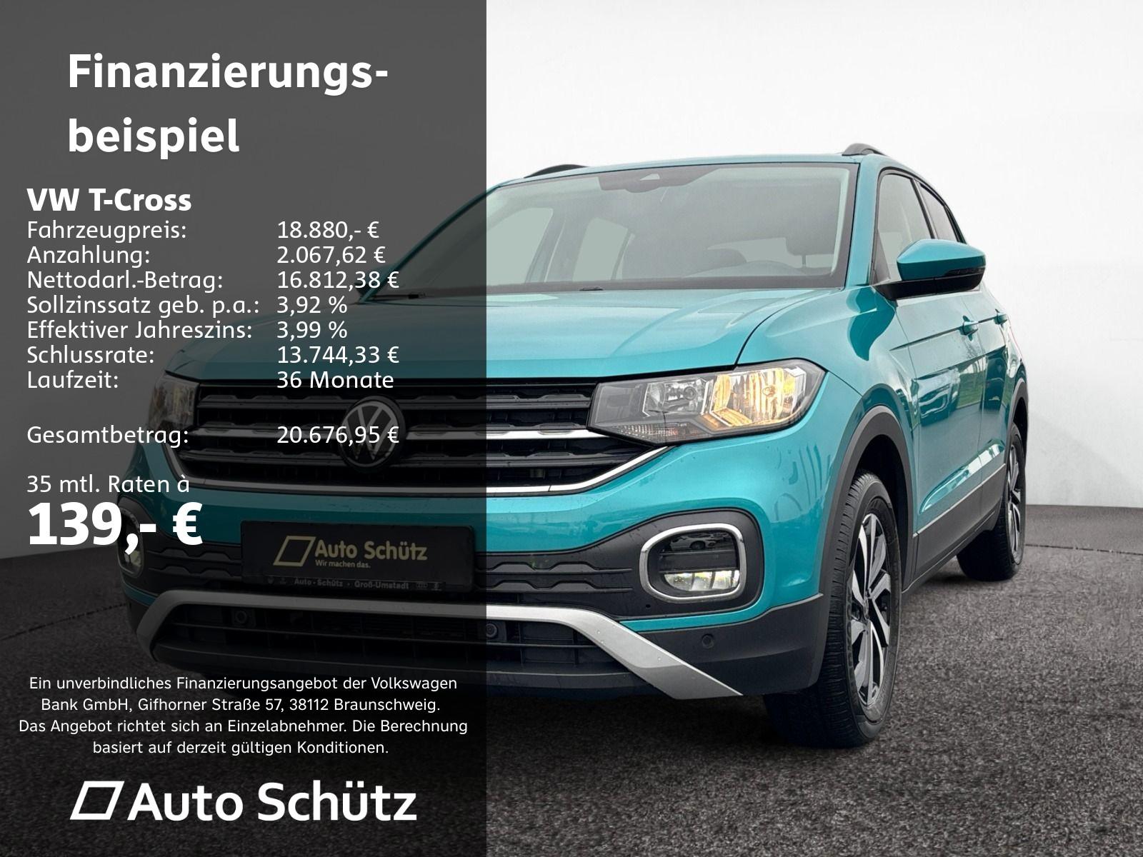 Volkswagen T-Cross 1.0 TSI Active+NAVI+ACC+PDC+SHZ