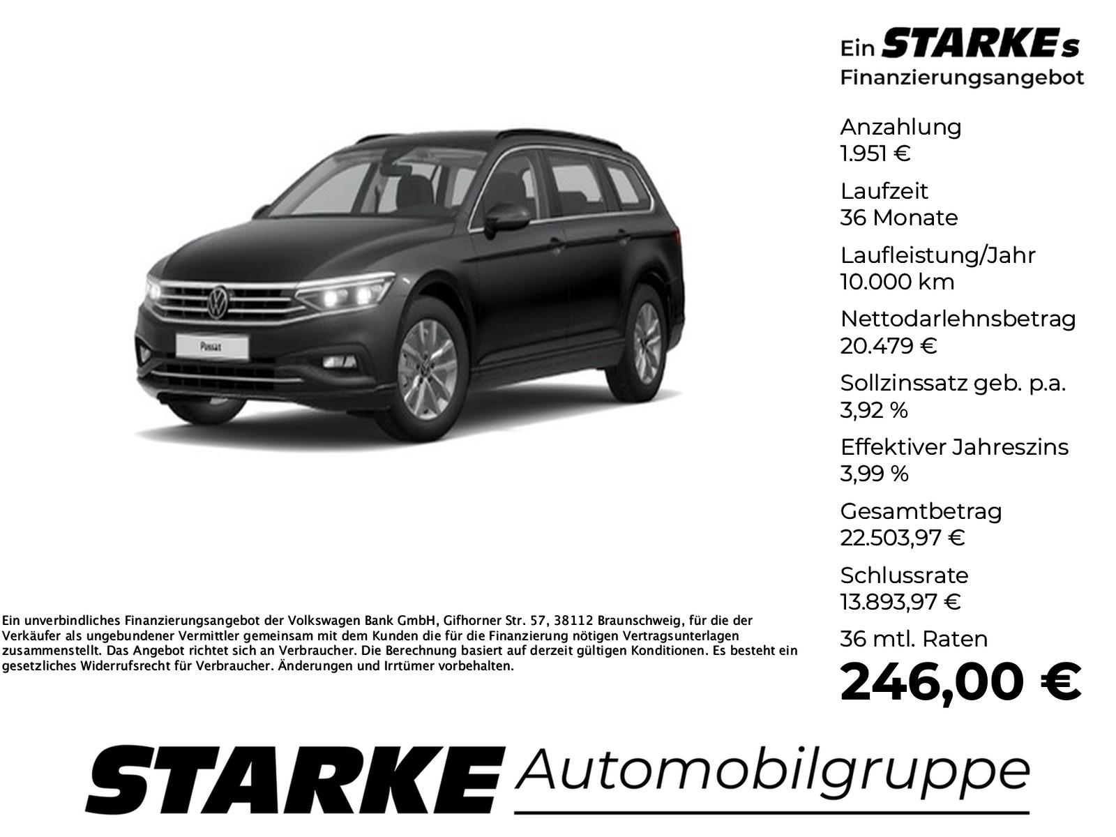 Volkswagen Passat Variant 2.0 TDI DSG Business LED-Matrix N