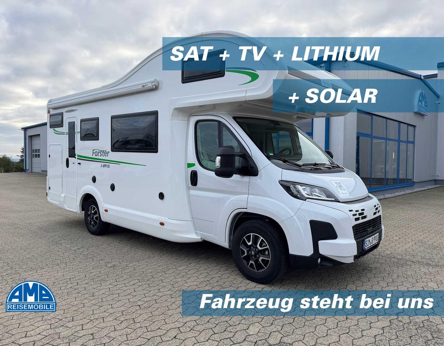 Forster A 699 VB, MJ25, SAT, TV, SOLAR, LITHIUM, MARKISE