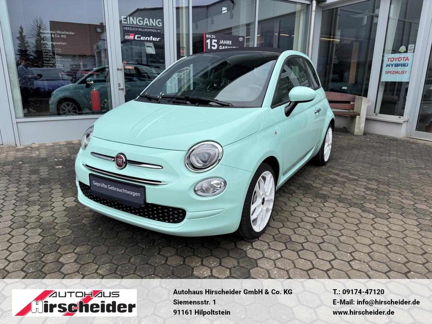 Fiat 500C 1.2 8V Lounge*8-fach*PDC*R-Cam*SHZ*DAB*