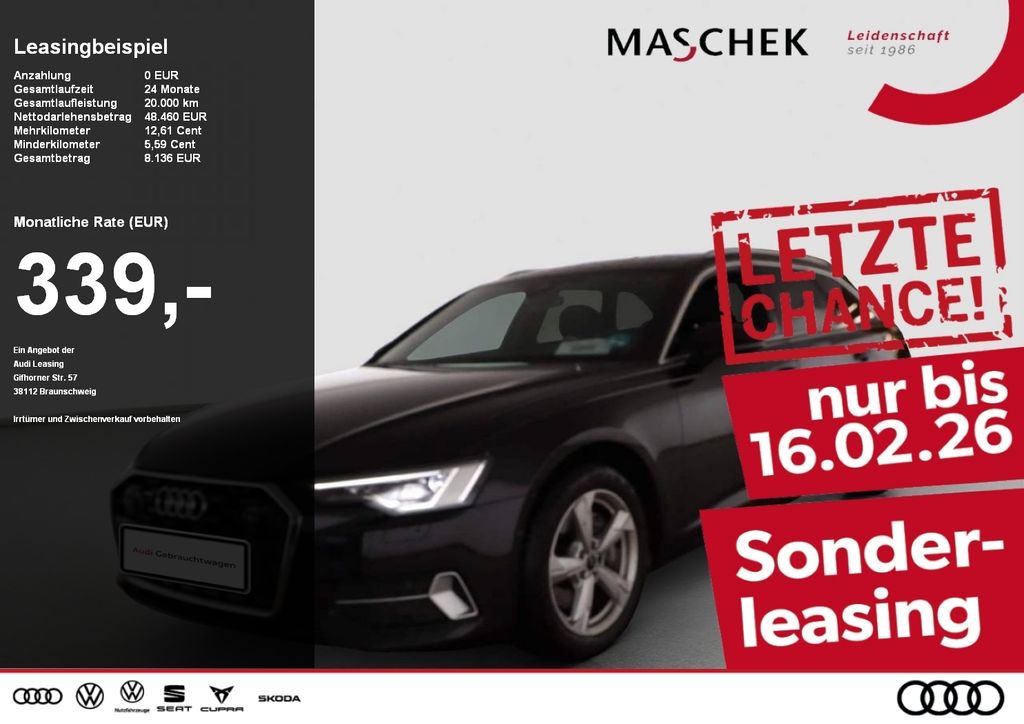 A6 Avant advanced 45 TFSI quat AHK Pano Matrix R