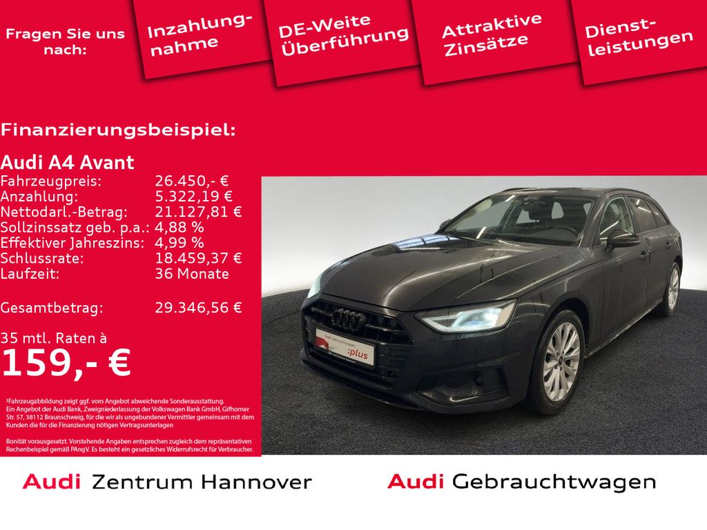 A4 Avant advanced 35 TFSI Kamera AHK Navi LED DA