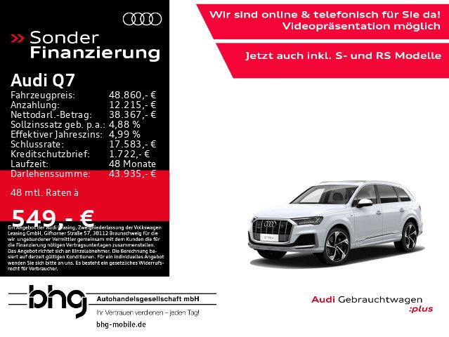 Audi Q7 S line 55 TFSI e quattro tiptron