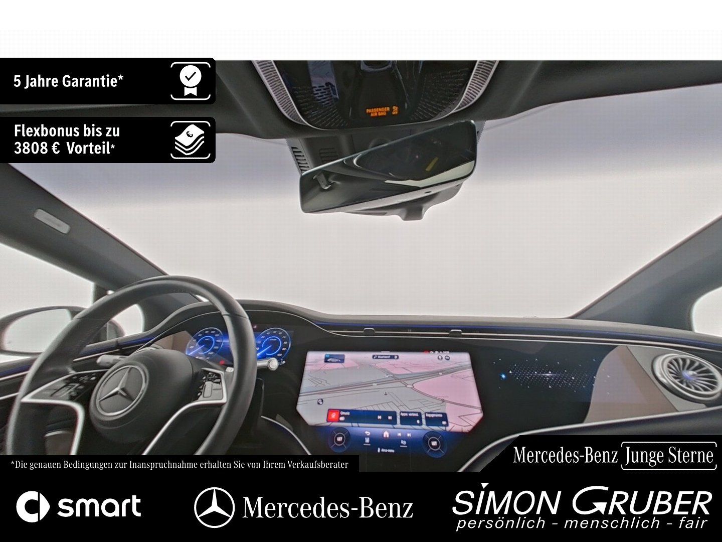 Fahrzeugabbildung Mercedes-Benz EQS 580 4M AMG Pano Hyper Sitzklima Massage