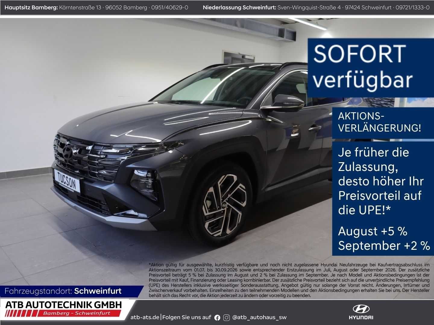 Fahrzeugabbildung Hyundai Tucson MY27 Prime 1.6 T-GDI 150 PS 7-DCT 2WD PD,