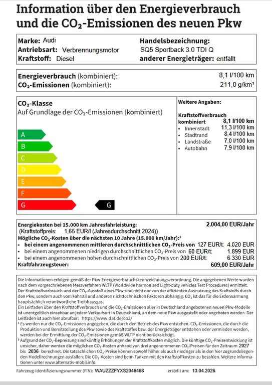 Audi SQ5 Sportback 3.0 TDI Q 21"|OPTIK-PKT|LED|RFK| imagem 3