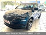 Skoda Karoq LED-Navi-ALU-SHZ-WR-Kamera-Garantie-TÜV- - blaue Skoda Karoq