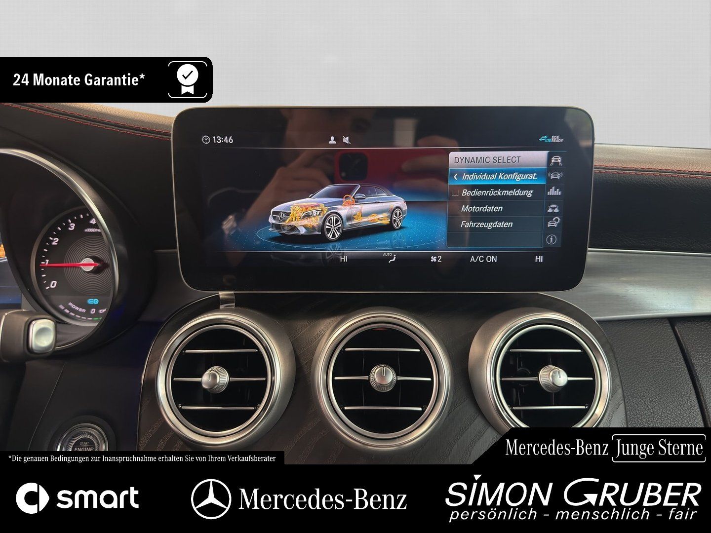 Fahrzeugabbildung Mercedes-Benz C 200 Cabriolet AMG Night Adv Sound 360 AHK