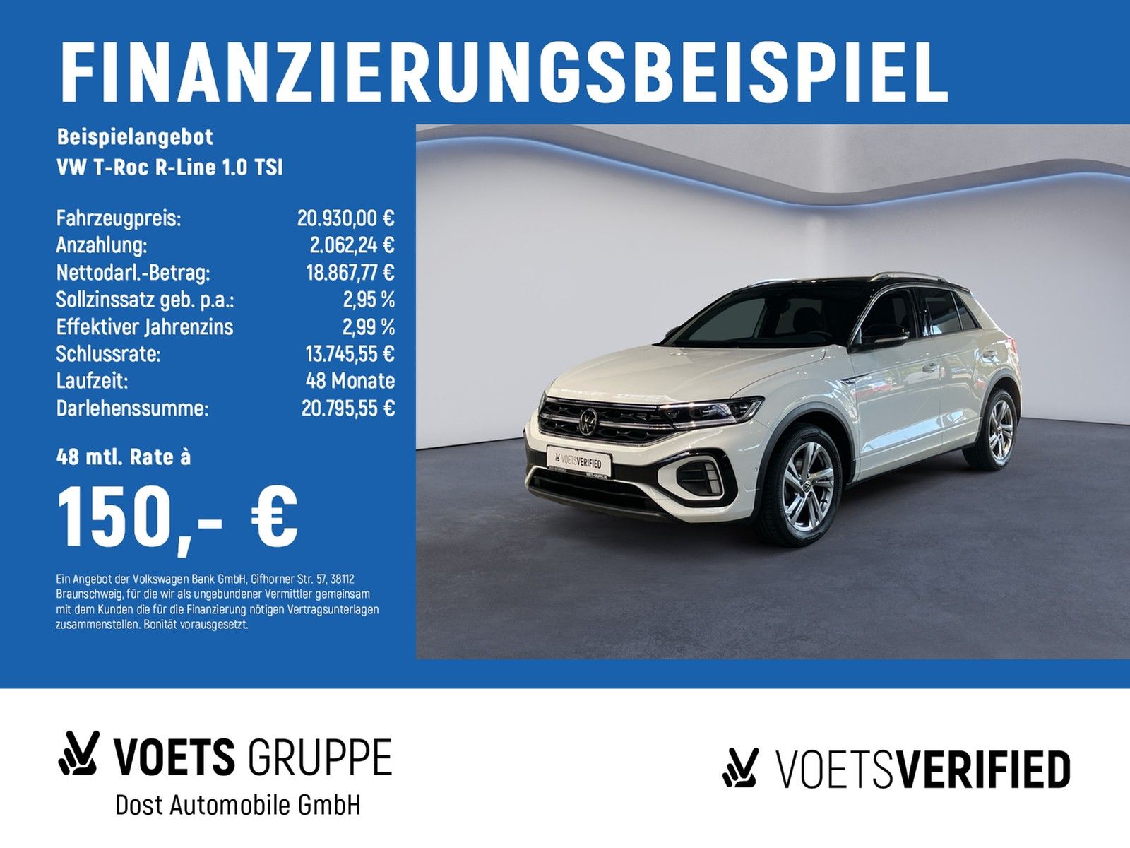 Volkswagen T-Roc R-Line 1.0 TSI LED+NAVI+SHZ+RearView+ACC  