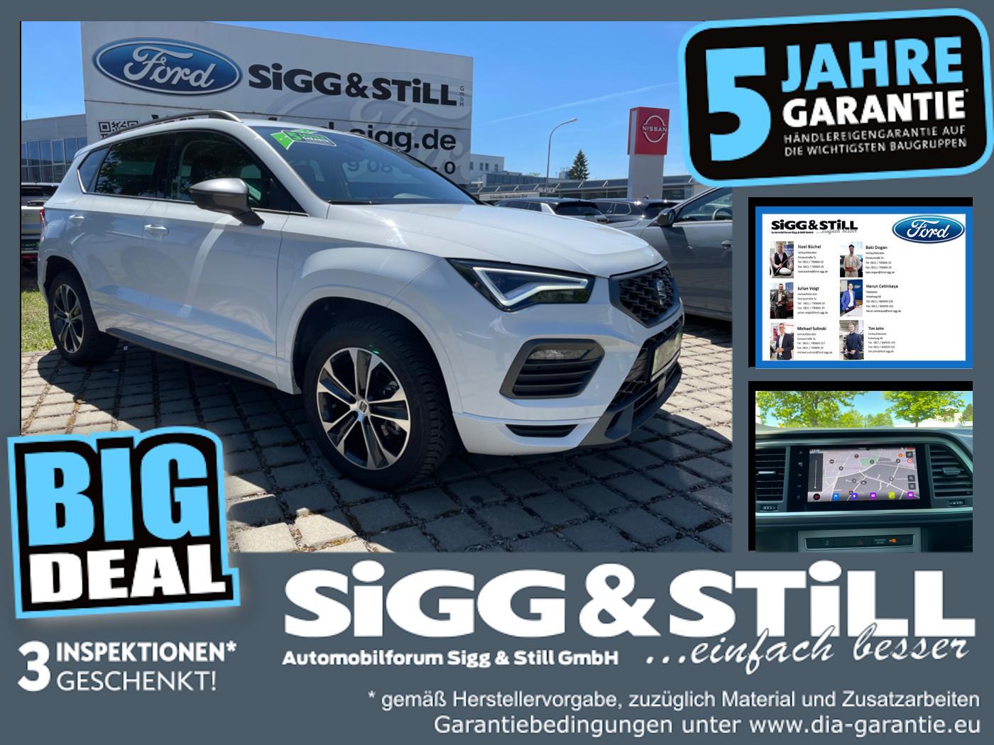 Seat Ateca 1.5 TSI ACT FR LED*NAV*SPUR-ASS*SHZ*PDC*CA