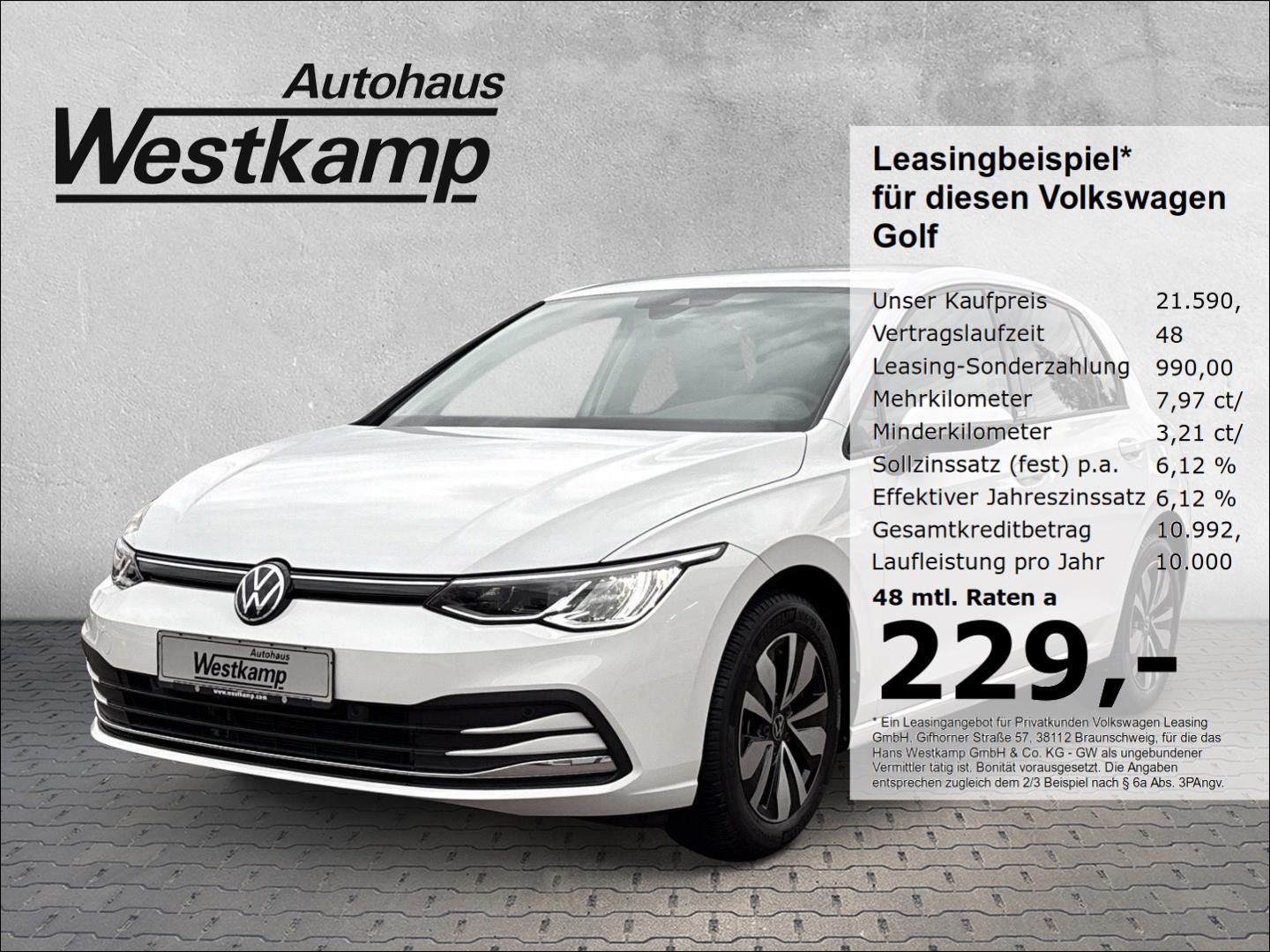 Volkswagen Golf Move 1,0 TSI Ganzj.Reifen App-Connect