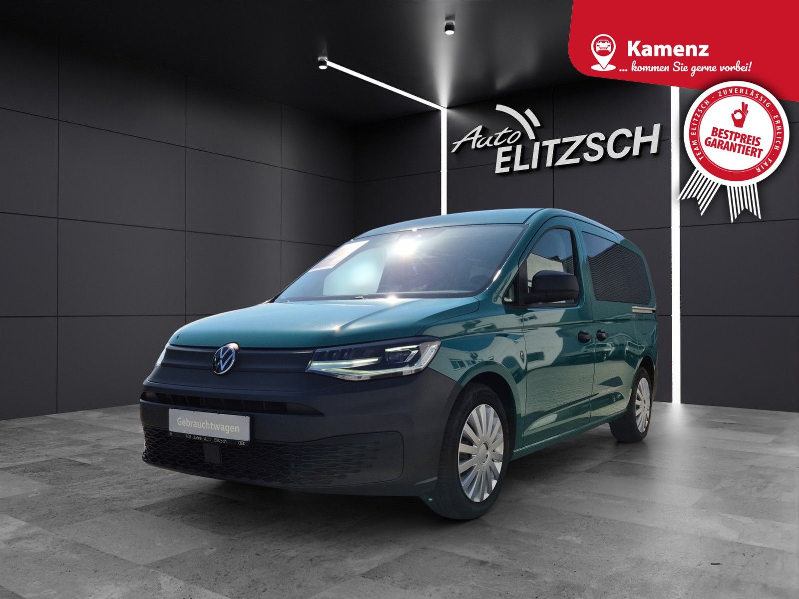 Fahrzeugabbildung Volkswagen Caddy Kombi TDI Maxi 4MOT AHZV LED AHK Klima GRA