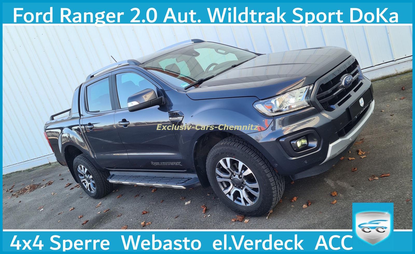 Ford Ranger 2.0D Doka AUT. 4x4 Wildtrak Standh. Voll