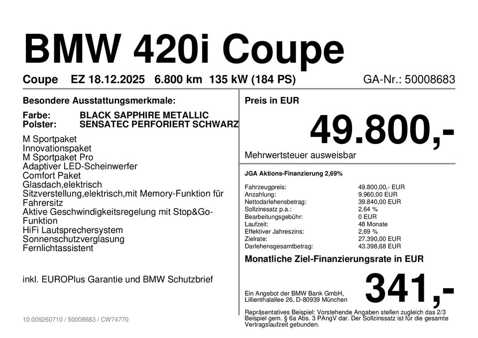 BMW 420i Coupé imagem 3