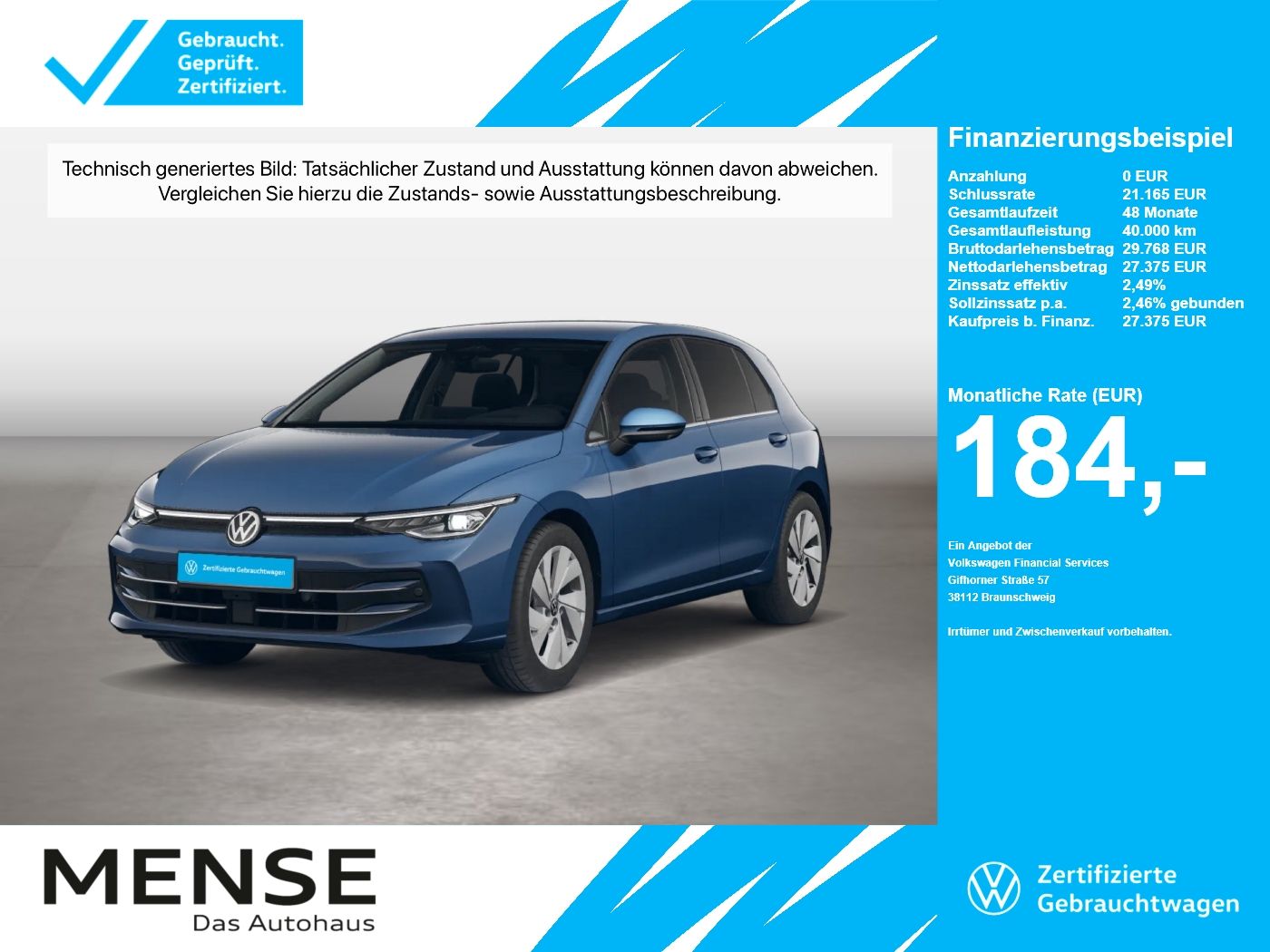 Volkswagen Golf VIII 1.5 TSI Style CarPlay HUD ACC LED Navi