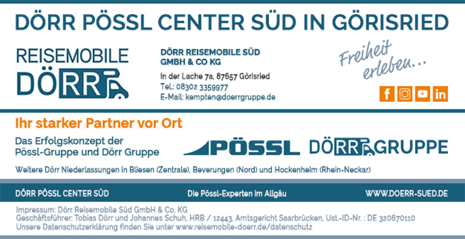 Fahrzeugabbildung Pössl Vanstar 116 CDI Dörr Sport Edition